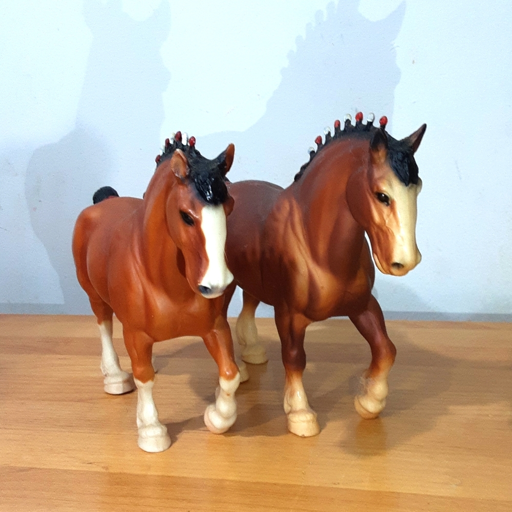 Clydesdale Stallion pair